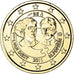 Belgium, 2 Euro, Journée internationale des femmes, 2011, Brussels, gold-plated