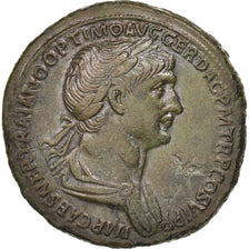 Münze, Trajan, Sesterz, Rome, VZ, Bronze, RIC:672