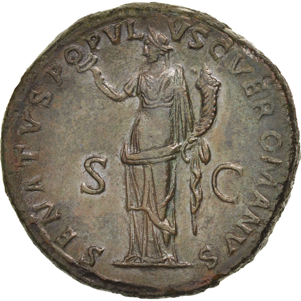 Moneta, Trajan, Sesterzio, Rome, SPL-, Bronzo, RIC:672