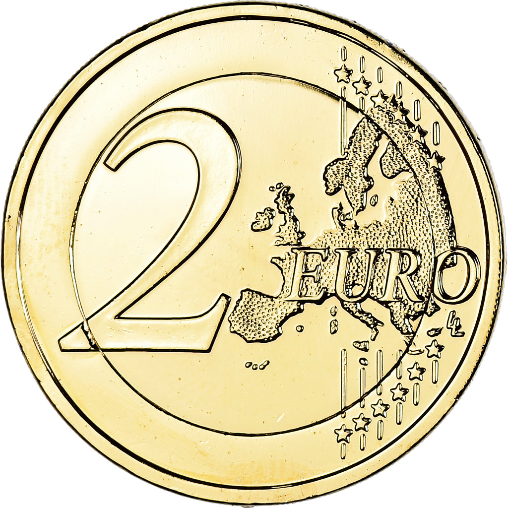 Eslovaquia, 2 Euro, Freedom, 2009, Kremnica, gold-plated coin, EBC, Bimetálico