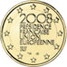 Francia, 2 Euro, European Union Presidency, 2008, Paris, gold-plated coin, EBC