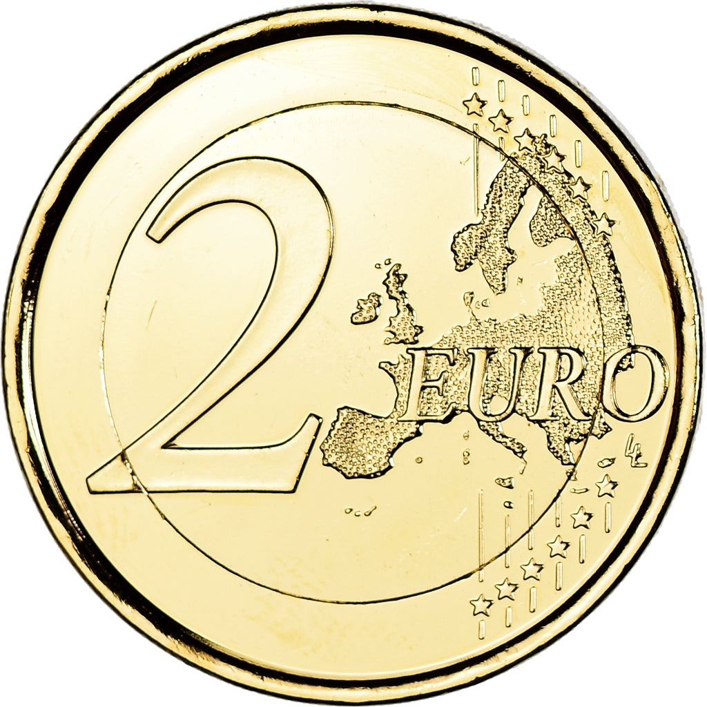 España, 2 Euro, burgos cathedral, 2012, Madrid, gold-plated coin, EBC+