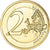 Luxemburg, 2 Euro, Grand-Duché, 2011, gold-plated coin, VZ, Bi-Metallic