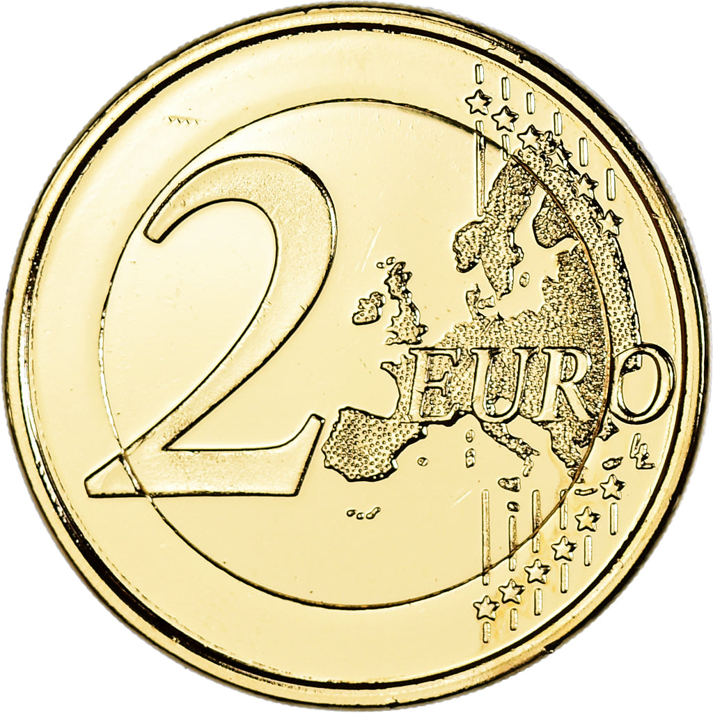 Finland, 2 Euro, 90 ANS INDEPENDANCE, 2007, Vantaa, gold-plated coin, AU(55-58)