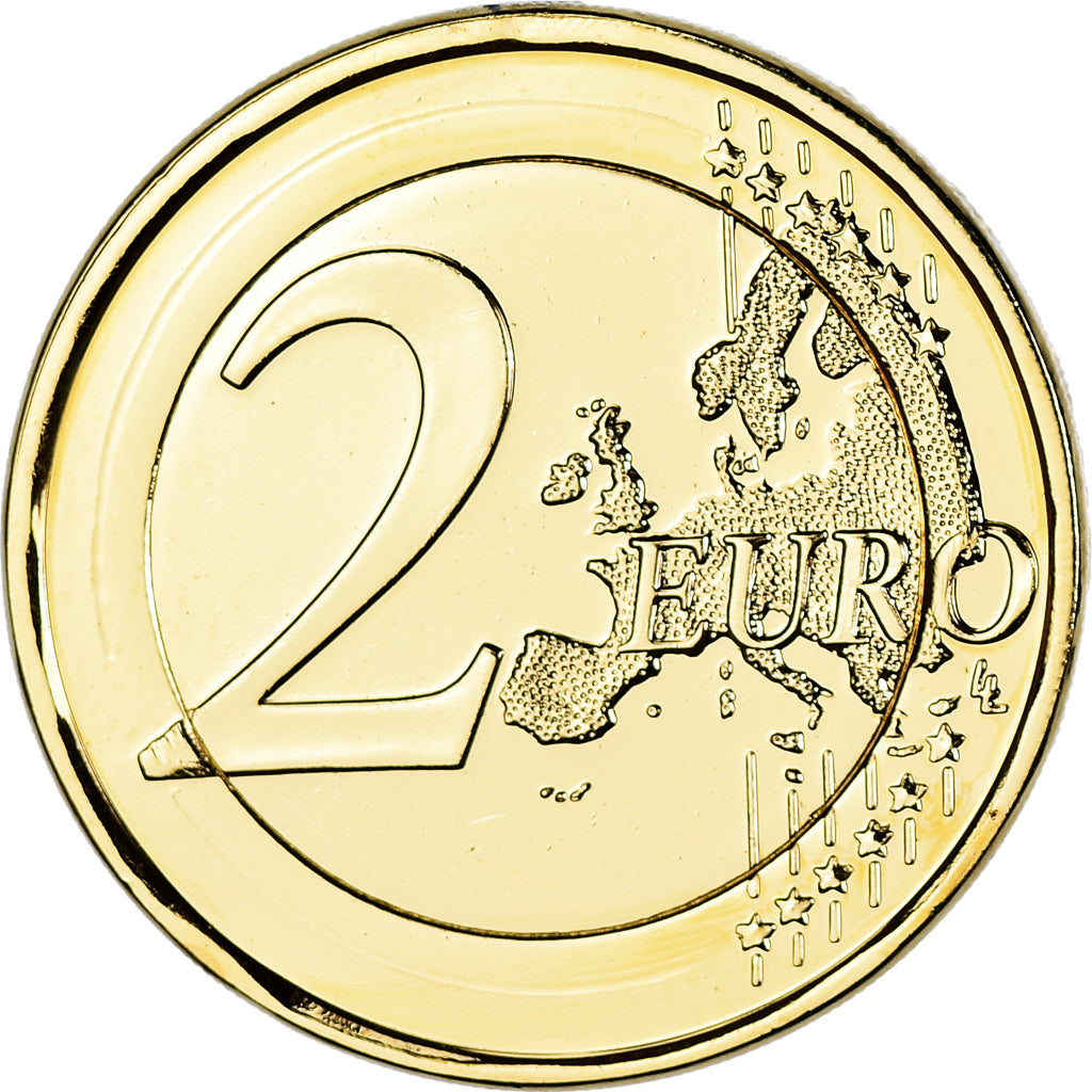 Finlandia, 2 Euro, Human Rights, 2008, Vantaa, gold-plated coin, SPL