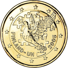 Finlândia, 2 Euro, Finland - Un, 2005, Vantaa, gold-plated coin, EF(40-45)