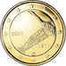 Finlandia, 2 Euro, Banque, 2011, Vantaa, gold-plated coin, SPL-, Bi-metallico