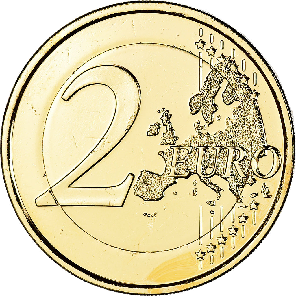 Finlandia, 2 Euro, Banque, 2011, Vantaa, gold-plated coin, SPL-, Bi-metallico