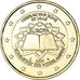 Pays-Bas, 2 Euro, Traité de Rome 50 ans, 2007, Utrecht, gold-plated coin, SUP+