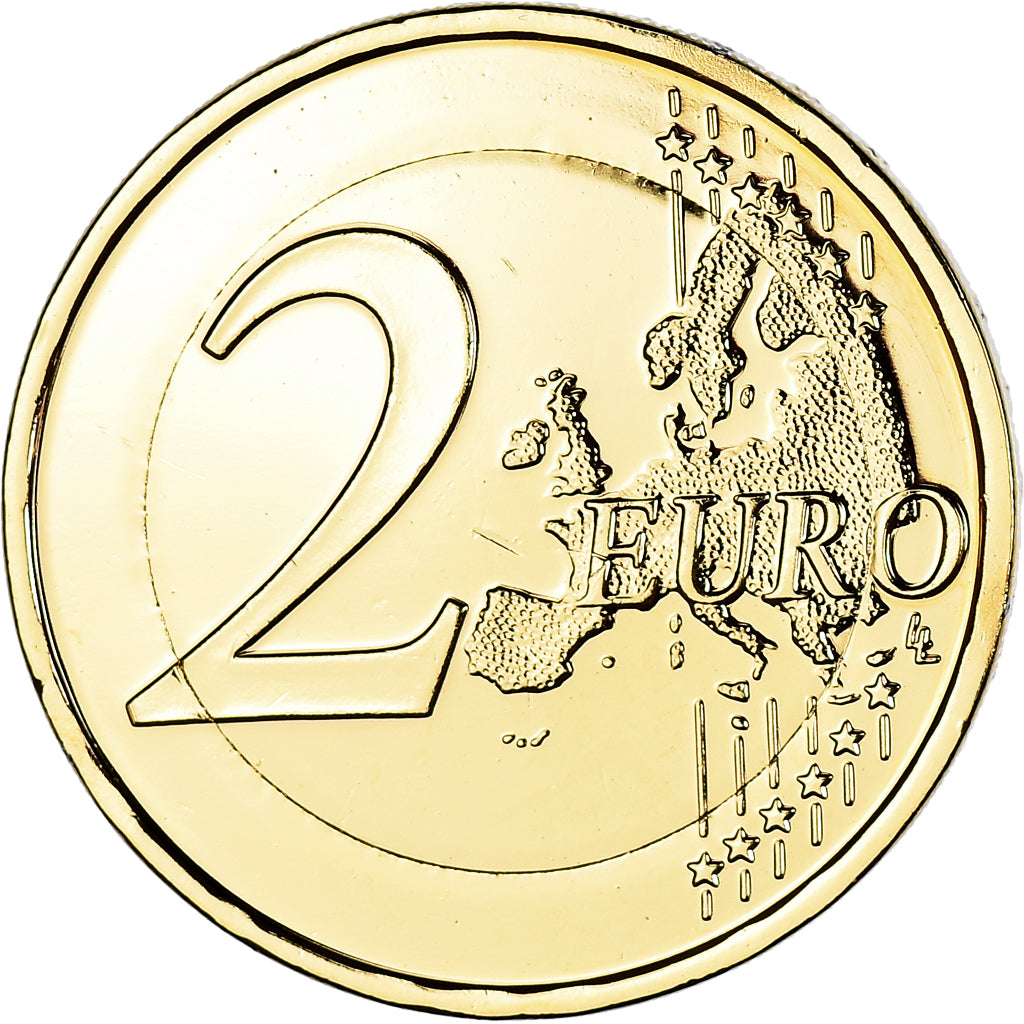 GERMANY - FEDERAL REPUBLIC, 2 Euro, Hambourg, 2008, Stuttgart, gold-plated coin