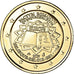 Belgium, 2 Euro, Traité de Rome 50 ans, 2007, Brussels, gold-plated coin