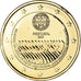 Portugal, 2 Euro, Human Rights, 2008, Lisbon, gold-plated coin, EBC+
