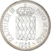 Coin, Monaco, Rainier III, 10 Francs, 1966, MS(60-62), Silver, KM:146