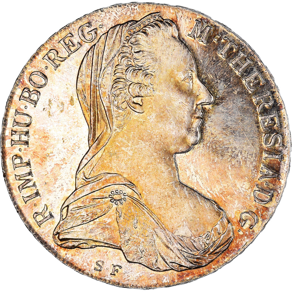 Coin, Austria, Joseph II, Thaler, 1780, Restrike, AU(55-58), Silver, KM:T1