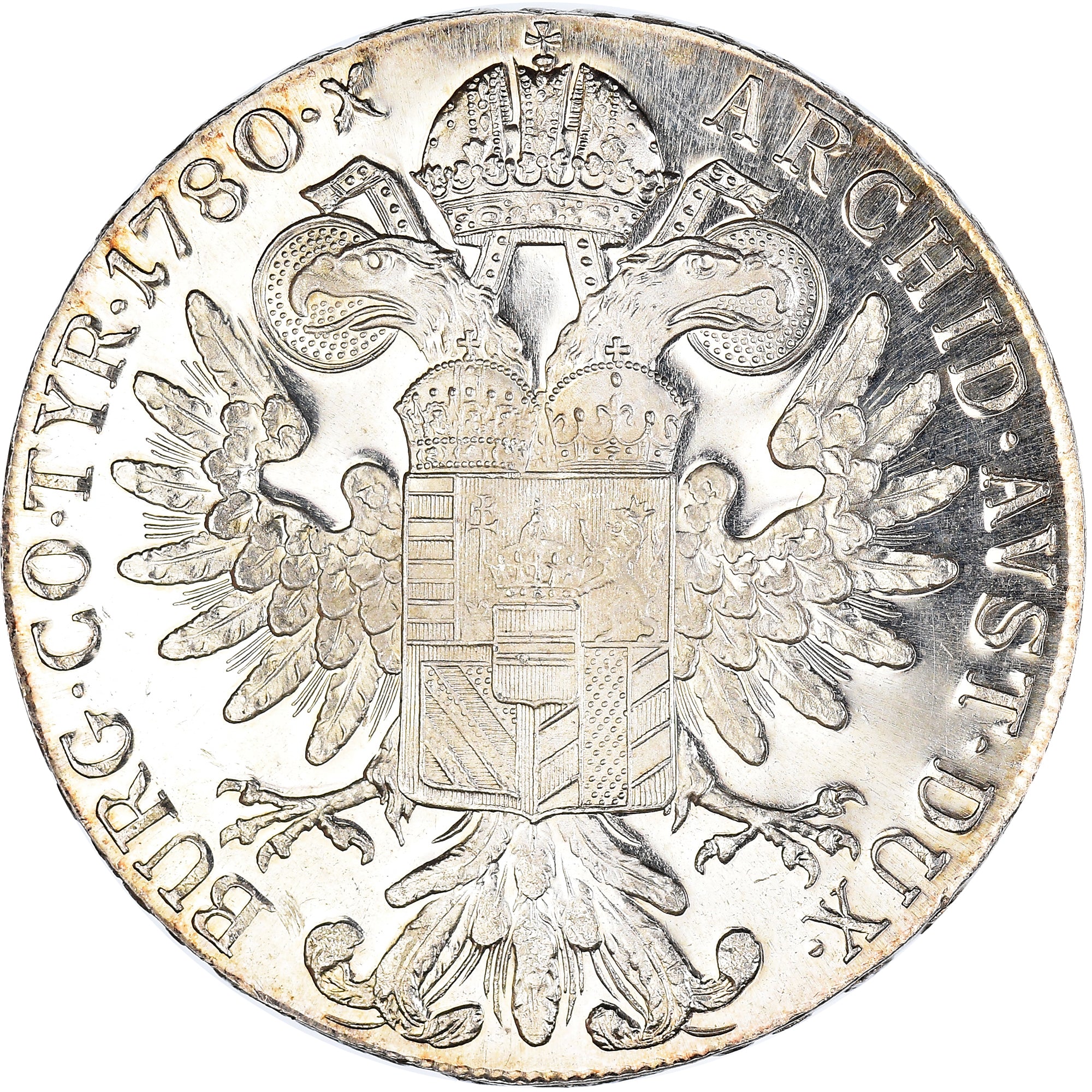 Coin, Austria, Joseph II, Thaler, 1780, Restrike, AU(55-58), Silver, KM:T1