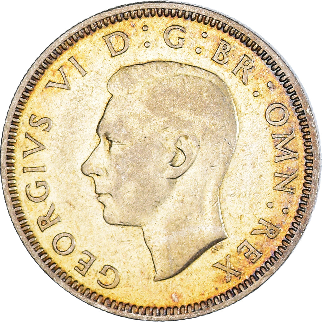 Coin, Great Britain, George VI, Florin, Shillings, 1945, EF(40-45), Silver
