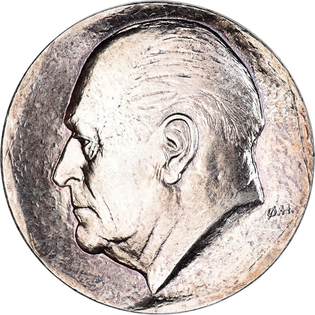 Coin, Norway, Olav V, 50 Kroner, 1978, MS(63), Silver, KM:424