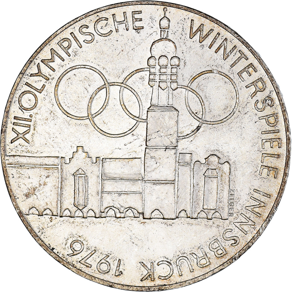 Coin, Austria, 100 Schilling, 1976, Vienna, AU(55-58), Silver, KM:2927