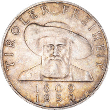 Coin, Austria, 50 Schilling, 1959, AU(50-53), Silver, KM:2888