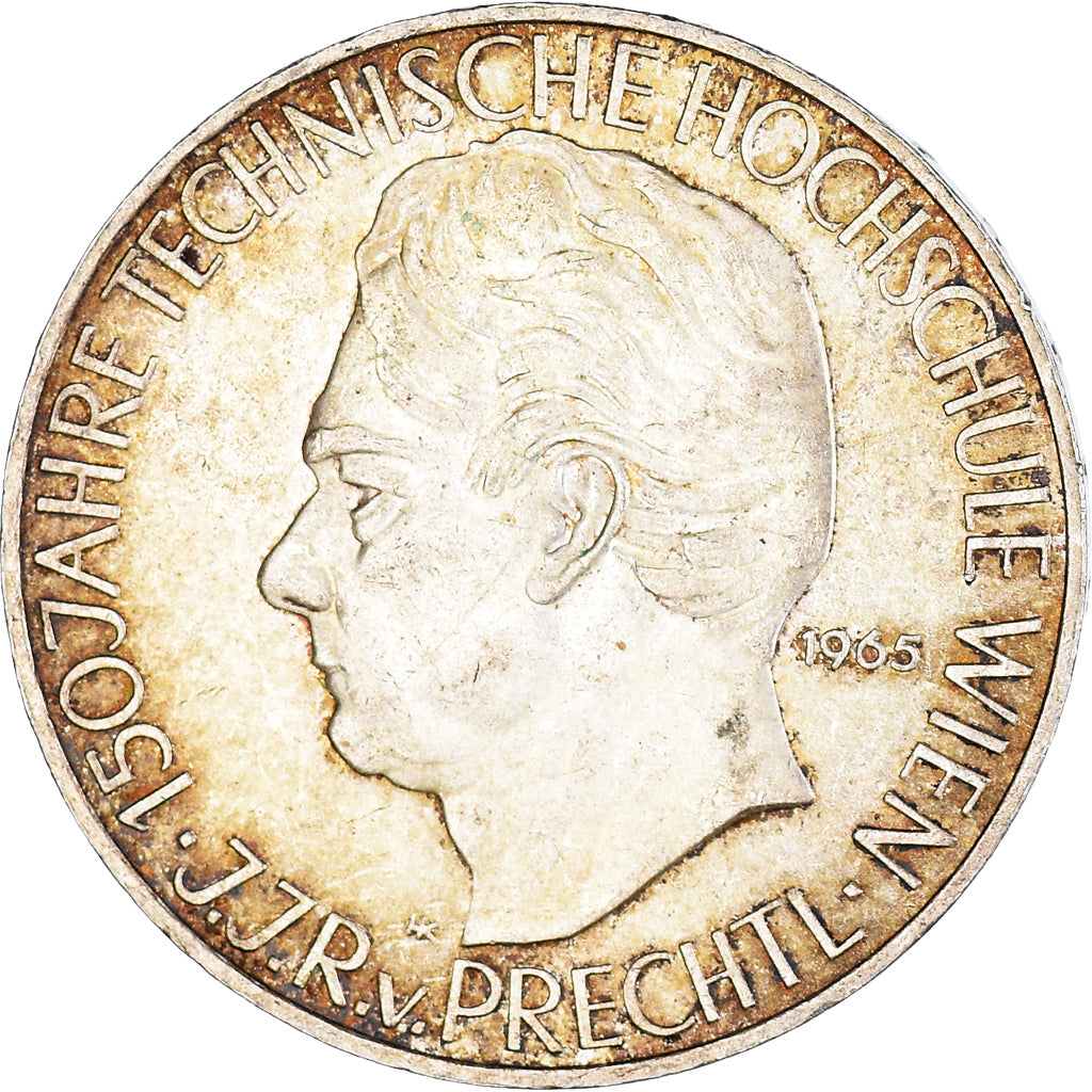 Coin, Austria, 25 Schilling, 1965, AU(50-53), Silver, KM:2897