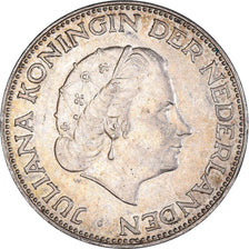 Monnaie, Pays-Bas, Juliana, 2-1/2 Gulden, 1961, TTB+, Argent, KM:185