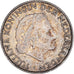 Coin, Netherlands, Juliana, Gulden, 1955, VF(30-35), Silver, KM:184