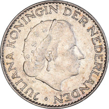 Coin, Netherlands, Juliana, Gulden, 1956, VF(30-35), Silver, KM:184