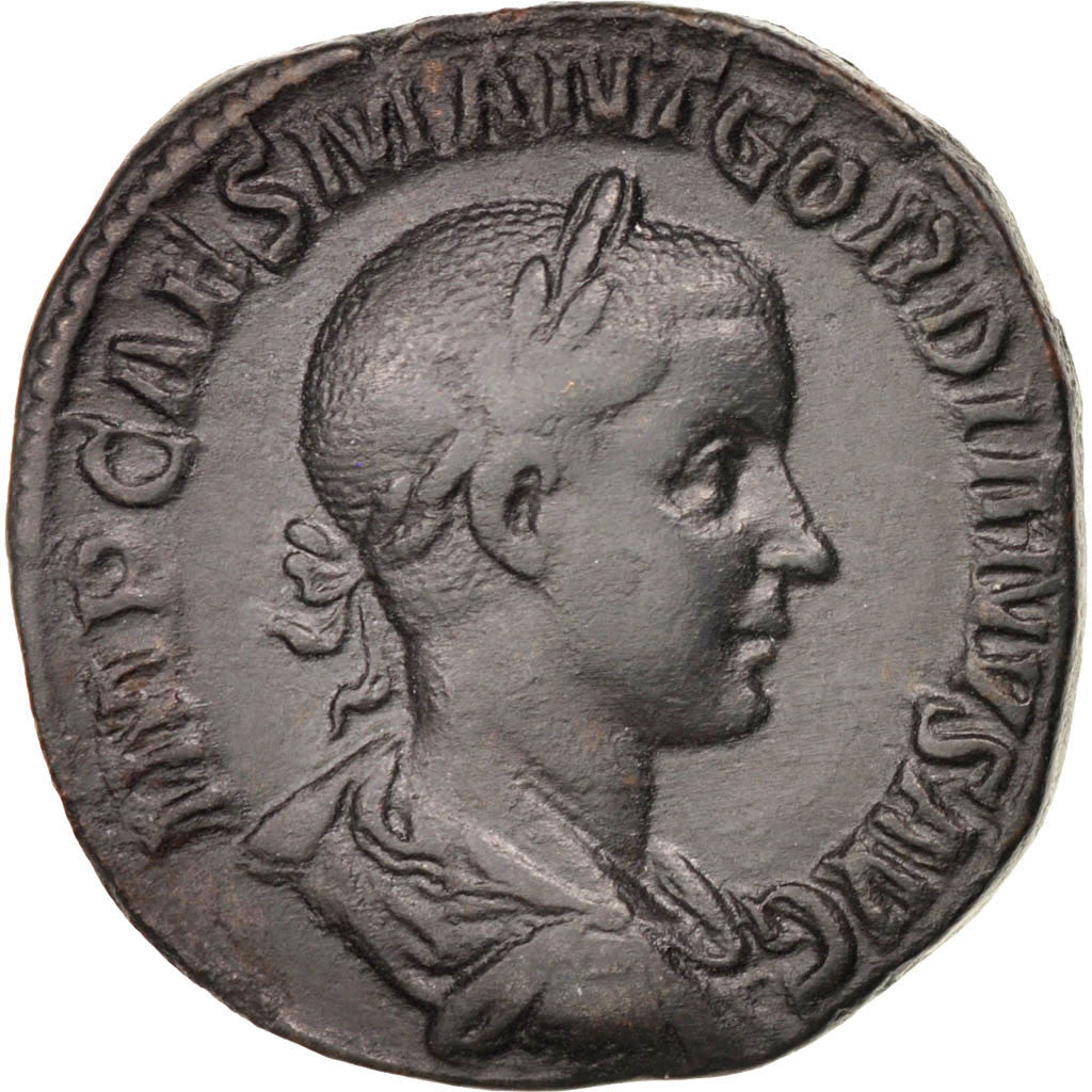 Gordian III, Sestertius, Rome, AU(50-53), Bronze, RIC #254a, 21.58