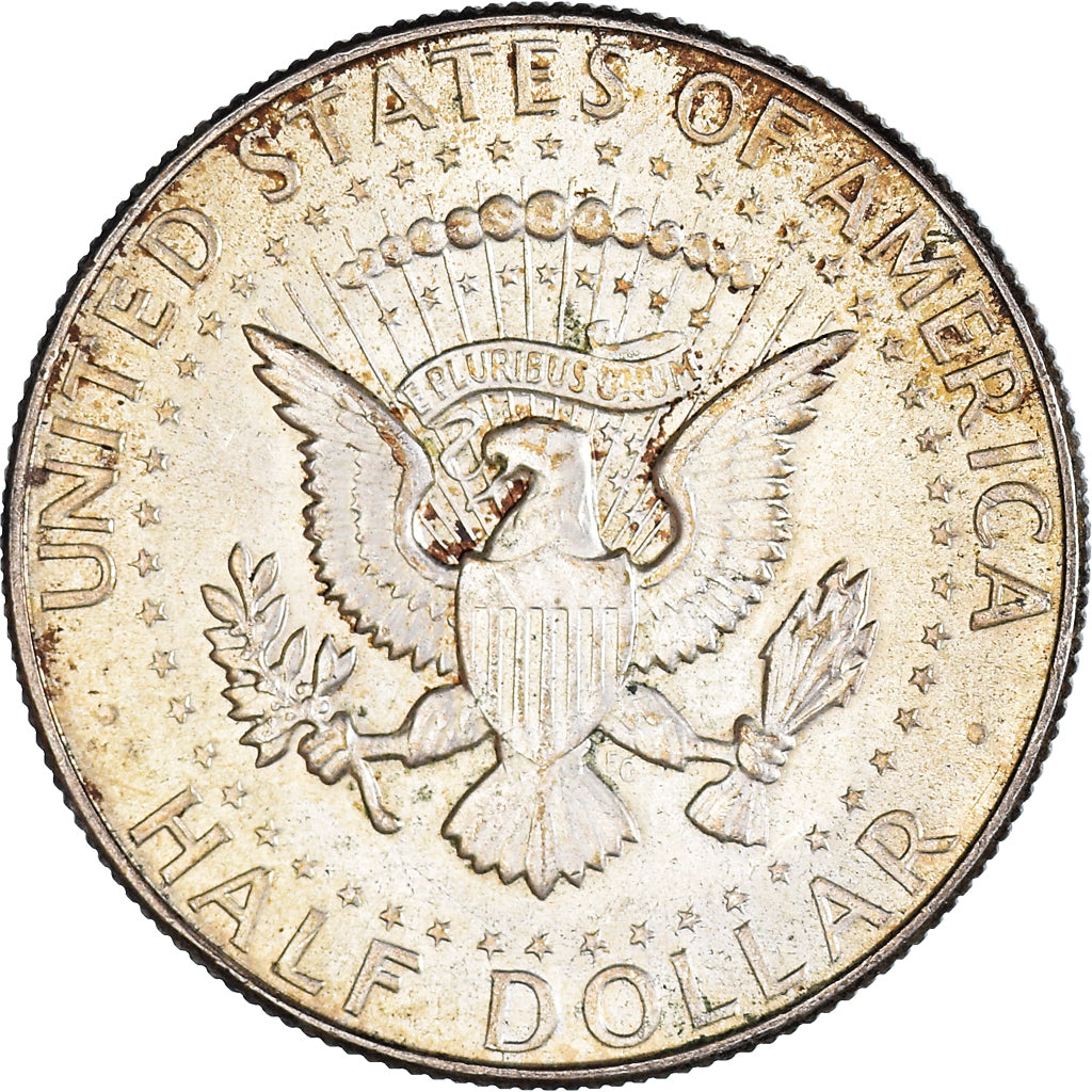 Coin, United States, Kennedy, Half Dollar, 1968, Denver, EF(40-45), Silver