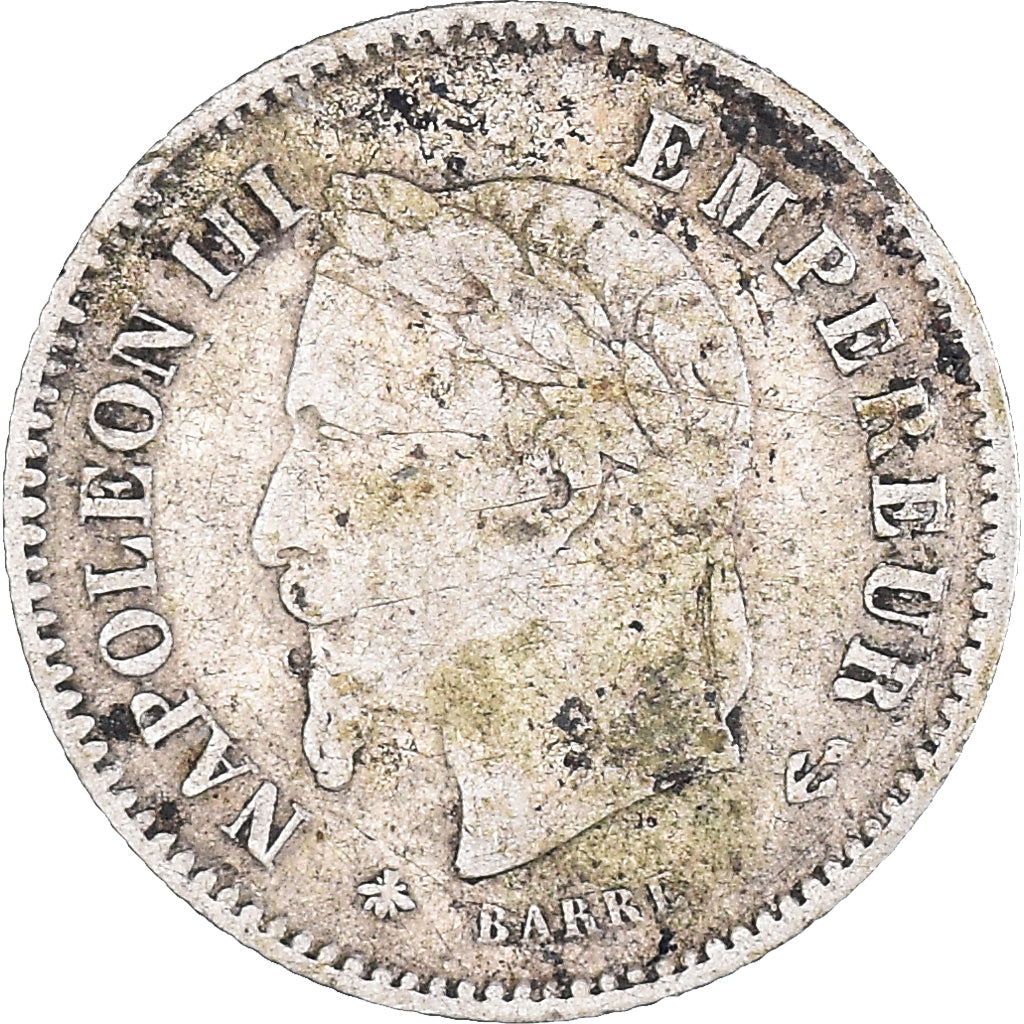 Monnaie, France, Napoleon III, Napoléon III, 20 Centimes, 1867, Paris, TB