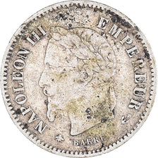 Monnaie, France, Napoleon III, Napoléon III, 20 Centimes, 1867, Paris, TB