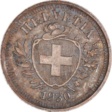 Coin, Switzerland, Rappen, 1930, Bern, EF(40-45), Bronze, KM:3.2