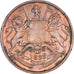 Moneta, INDIA - BRITANNICA, 1/2 Anna, 1835, MB+, Rame, KM:447.1