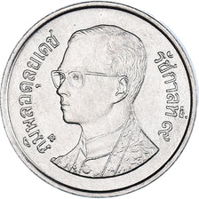 Coin, Thailand, Rama IX, 10 Satang, 1995, MS(64), Aluminum, KM:209