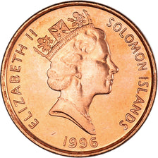 Münze, Salomonen, Elizabeth II, Cent, 1996, British Royal Mint, VZ, Copper-clad