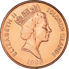 Coin, Solomon Islands, Elizabeth II, 2 Cents, 1996, British Royal Mint