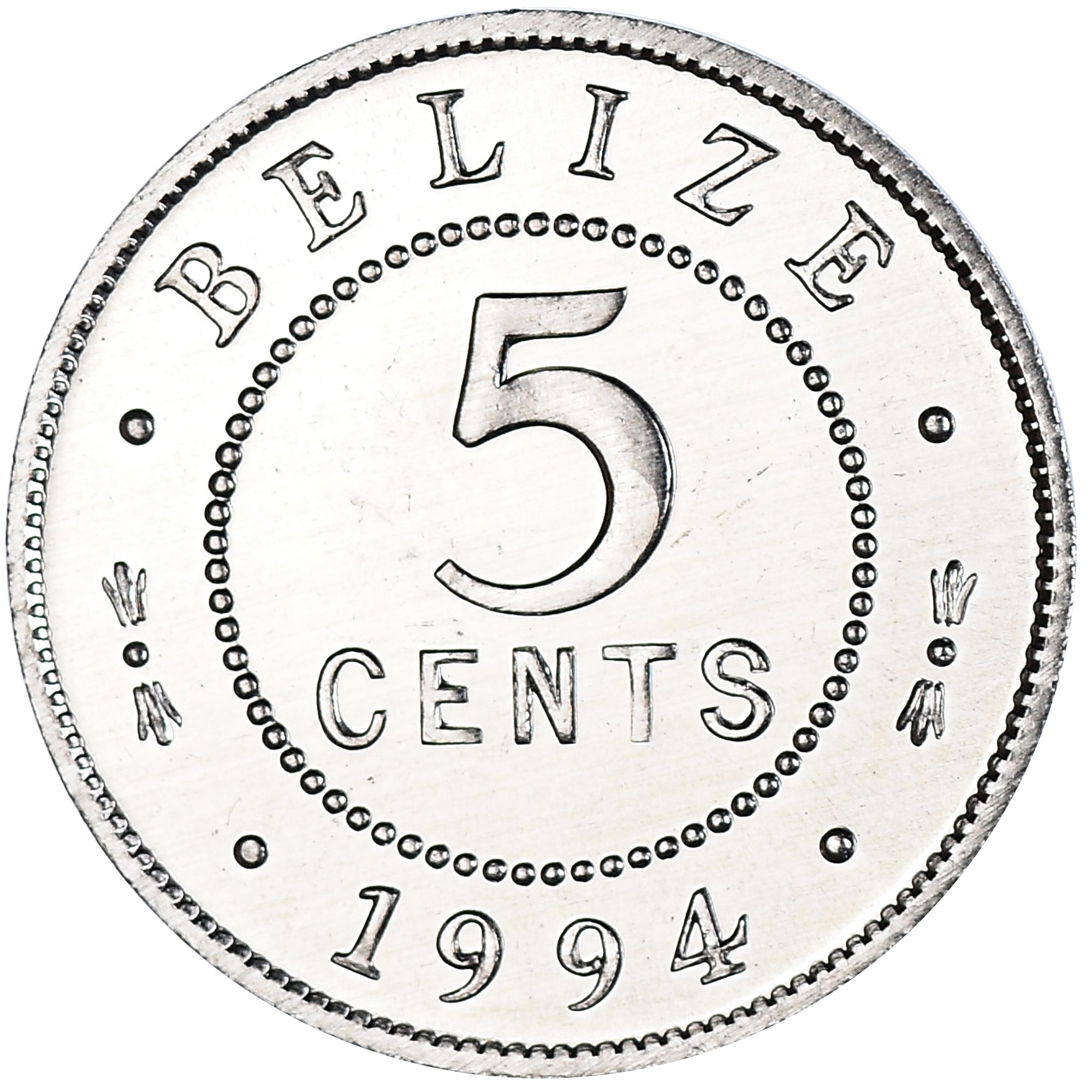 Moneta, Belize, 5 Cents, 1994, SPL+, Alluminio, KM:34a