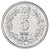 Coin, Uruguay, 5 Nuevos Pesos, 1989, Paris, MS(63), Stainless Steel, KM:92