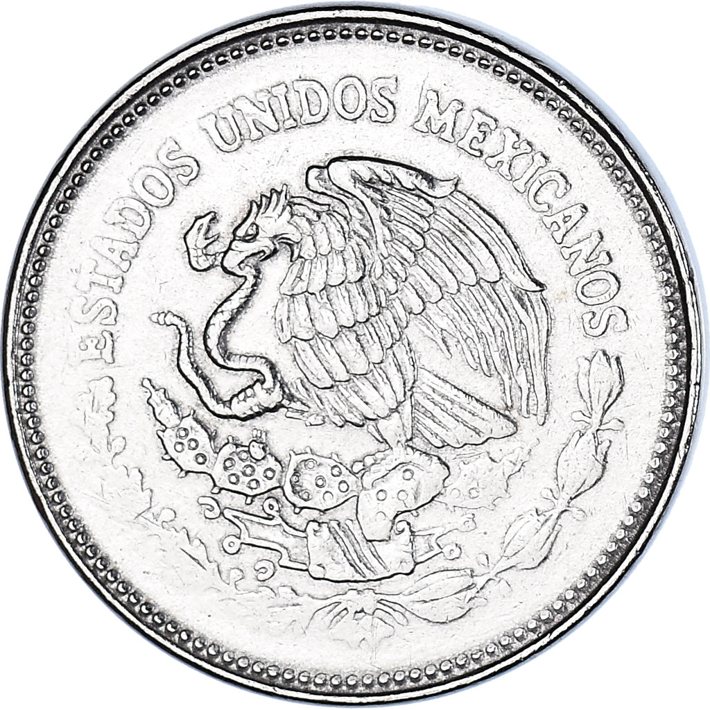 Coin, Mexico, 10 Pesos, 1985, Mexico City, MS(60-62), Stainless Steel, KM:512