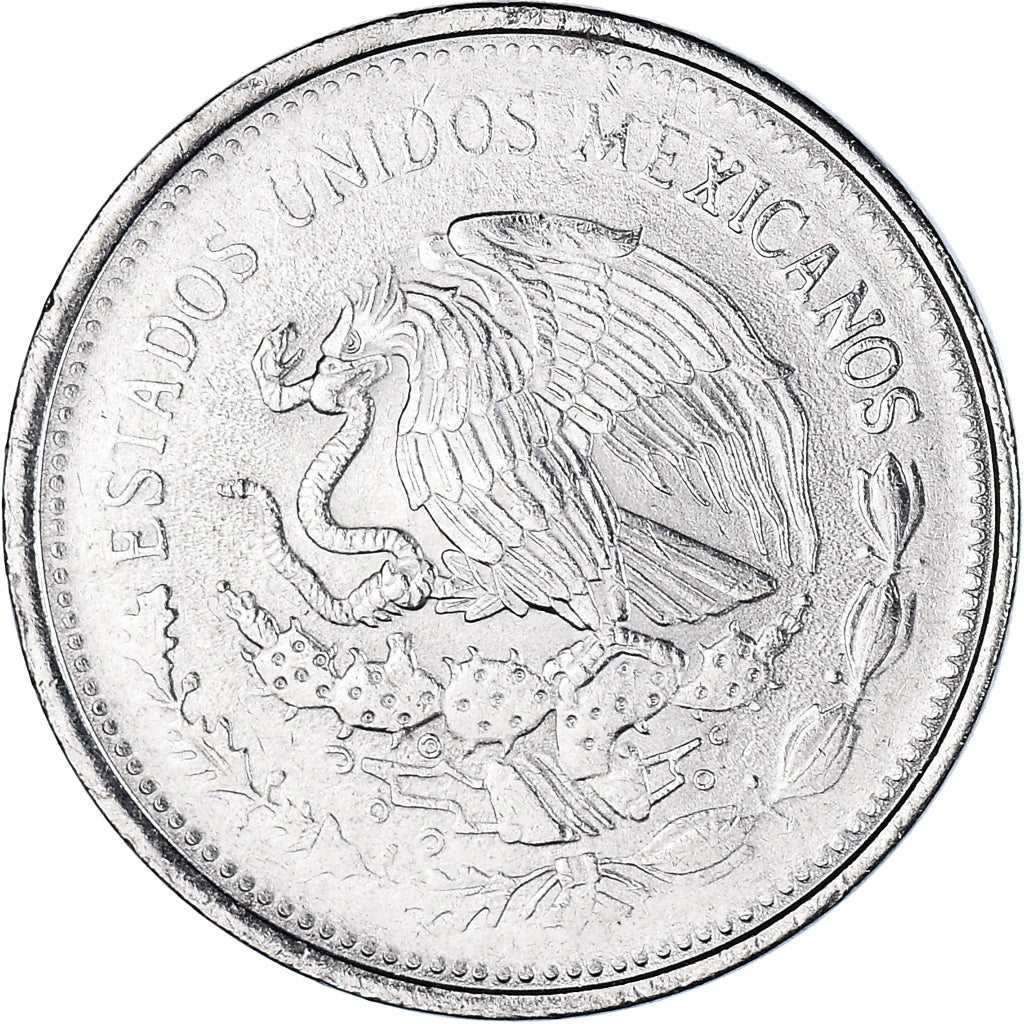 Coin, Mexico, Peso, 1985, Mexico City, MS(60-62), Stainless Steel, KM:496