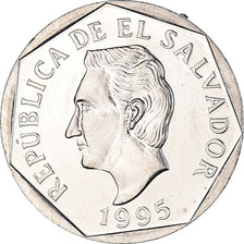 Coin, El Salvador, 10 Centavos, 1995, British Royal Mint, MS(63), Copper-Nickel