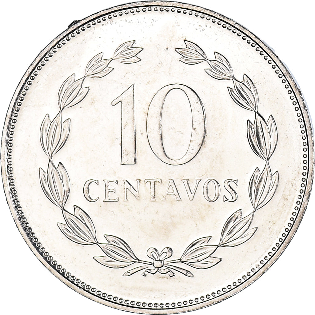 Coin, El Salvador, 10 Centavos, 1995, British Royal Mint, MS(63), Copper-Nickel