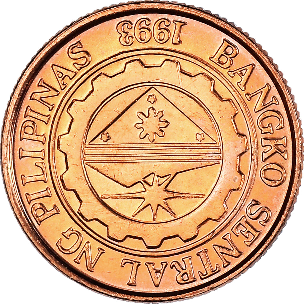 Moneta, Filippine, 10 Sentimos, 1997, SPL, Acciaio placcato rame, KM:270.1