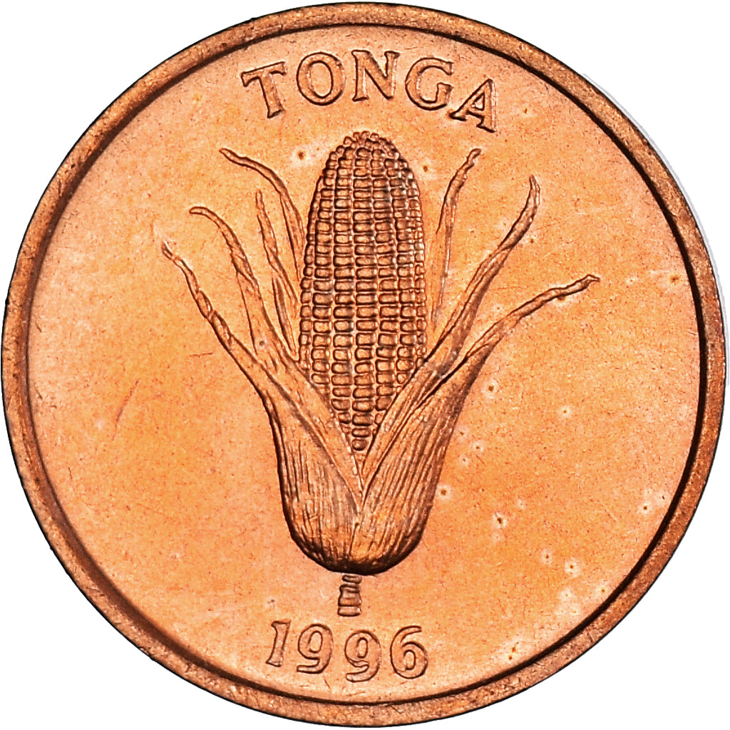 Monnaie, Tonga, King Taufa'ahau Tupou IV, Seniti, 1996, SUP+, Bronze, KM:66