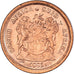 Moneta, Południowa Afryka, Cent, 1993, MS(60-62), Miedź platerowana stalą