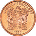 Moneda, Sudáfrica, 2 Cents, 1997, EBC, Cobre chapado en acero, KM:159