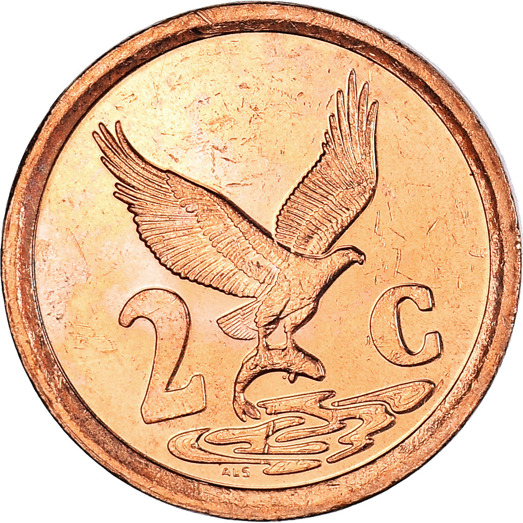 Munten, Zuid Afrika, 2 Cents, 1997, PR, Copper Plated Steel, KM:159