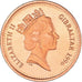 Coin, Gibraltar, Elizabeth II, Penny, 1996, MS(63), Copper Plated Steel, KM:20a