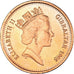Coin, Gibraltar, Elizabeth II, 2 Pence, 1995, MS(60-62), Copper Plated Steel