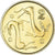 Coin, Cyprus, 2 Cents, 1996, MS(64), Nickel-brass, KM:54.3